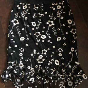 Thalia embroidered skirt